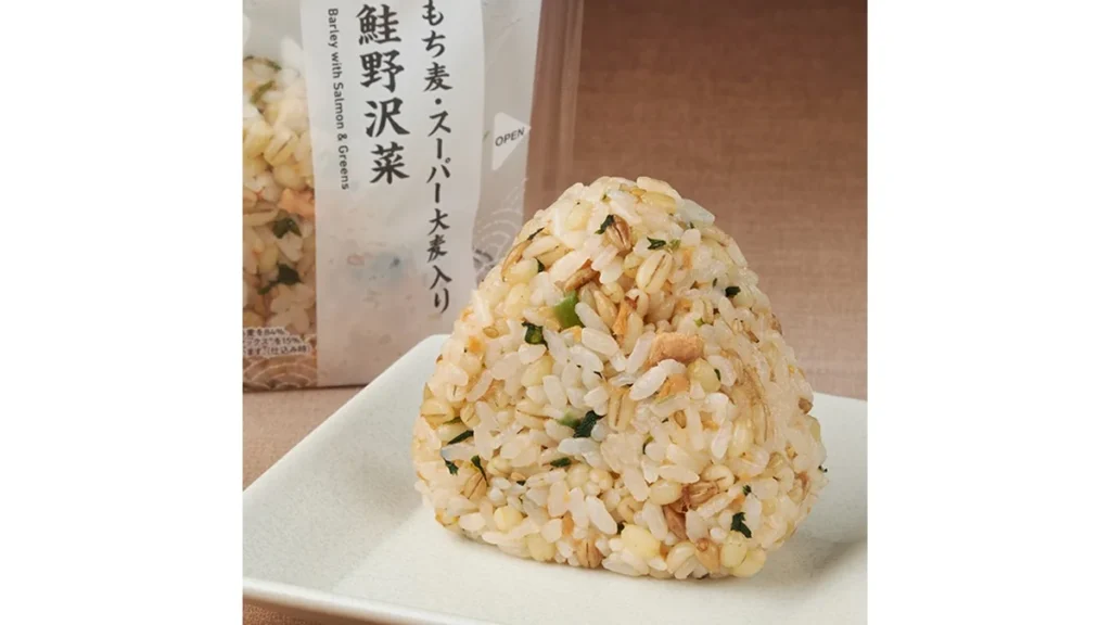 【関東の一部】もち麦・スーパー大麦入り　鮭野沢菜