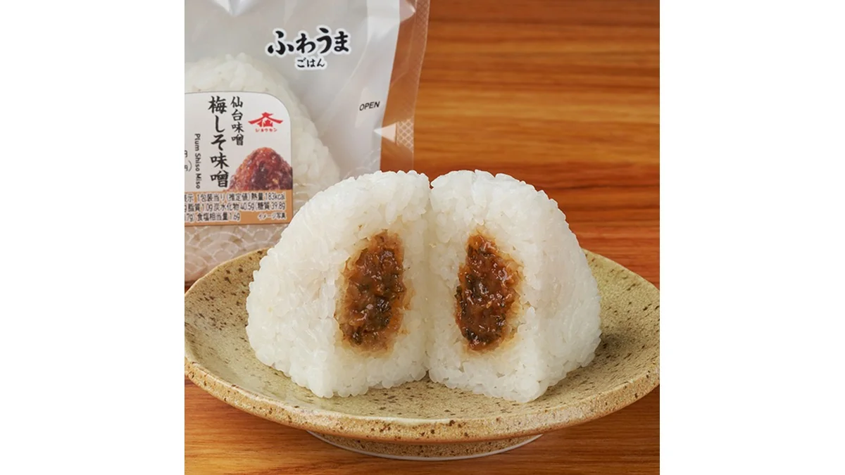 【東北】仙台味噌　梅しそ味噌おむすび
