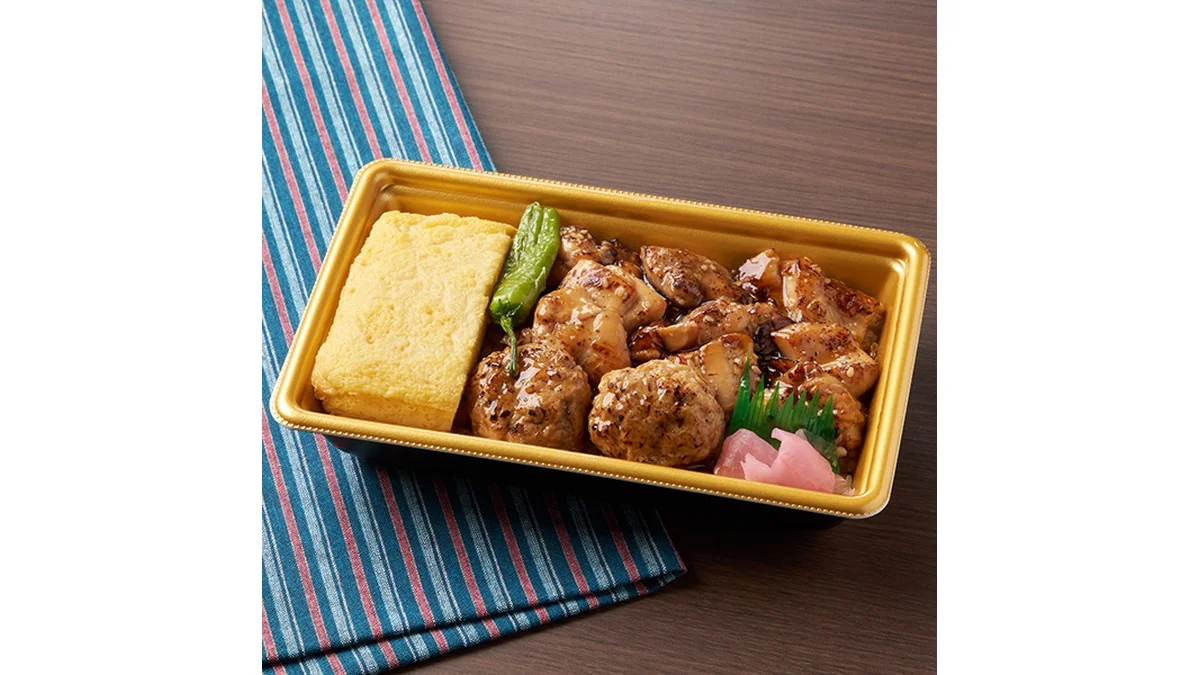厚焼玉子と炙り焼鳥重