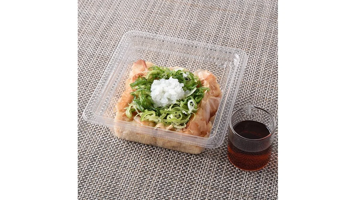 ネギ盛り！冷し揚げ出し豆腐
