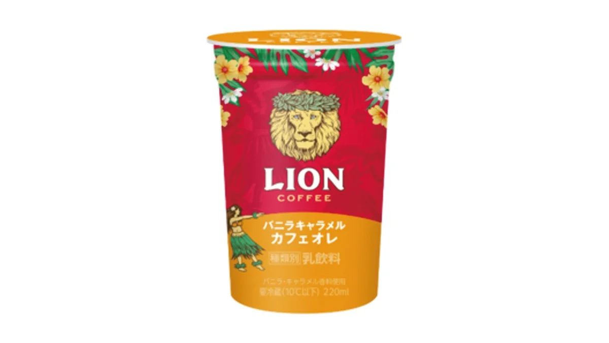 【ひとくちでハワイ気分！】LION COFFEE　バニラキャラメルカフェオレ