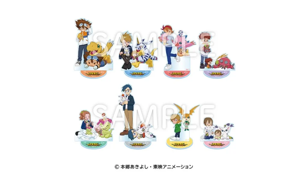 デジモンアドベンチャー　トレーディングアクリルスタンド　ぬいぐるみテーマver.