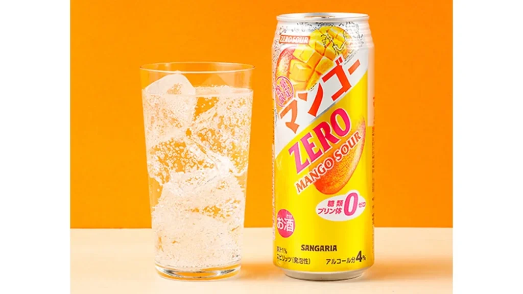 サンガリア　ゼロサワー　マンゴー　500ml