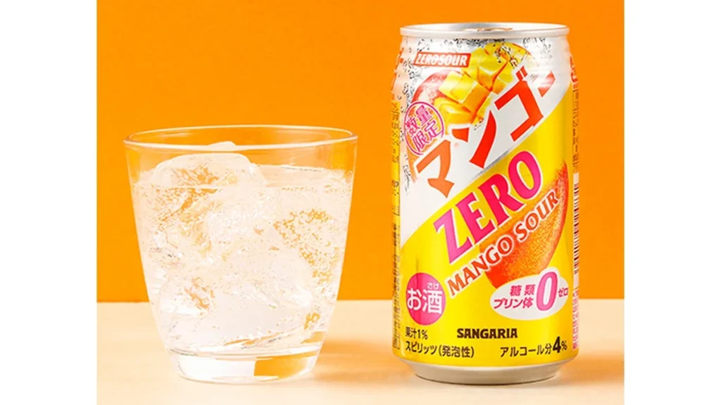 サンガリア　ゼロサワー　マンゴー　350ml
