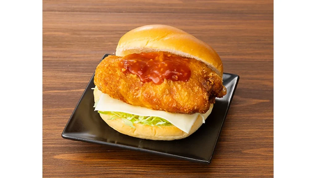 ガーリックトマトチキンバーガー