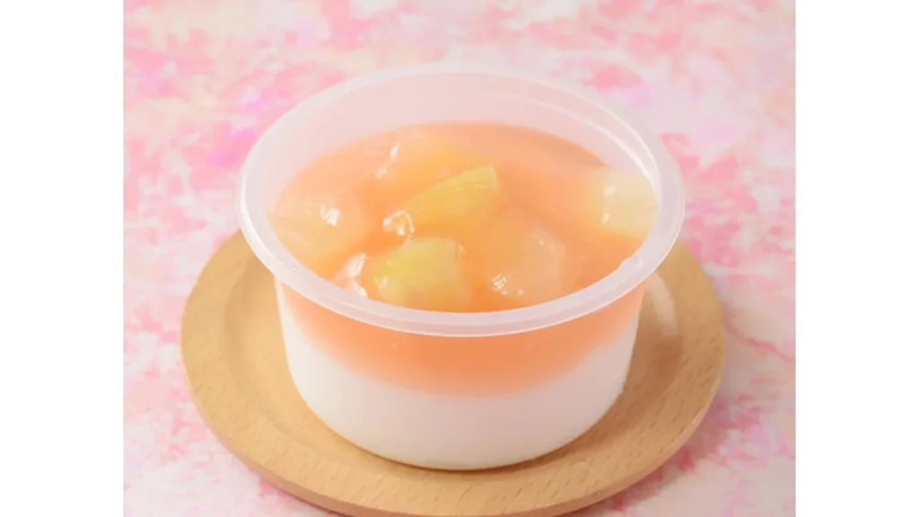 桃のふんわりチーズ
