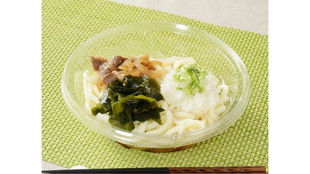 特盛！冷し牛おろしわかめうどん