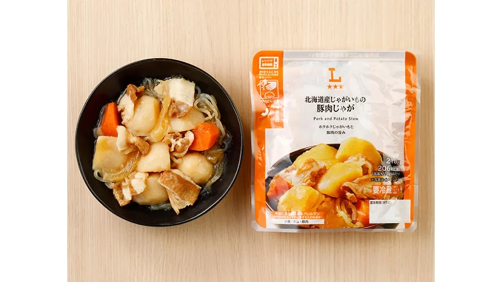 北海道産じゃがいもの豚肉じゃが