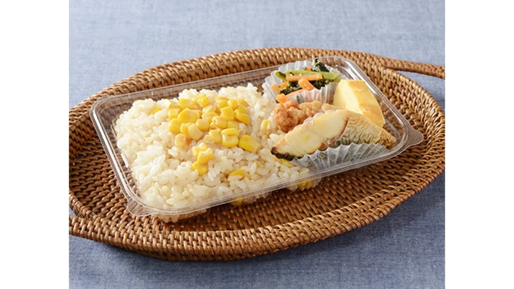 とうもろこしごはん弁当