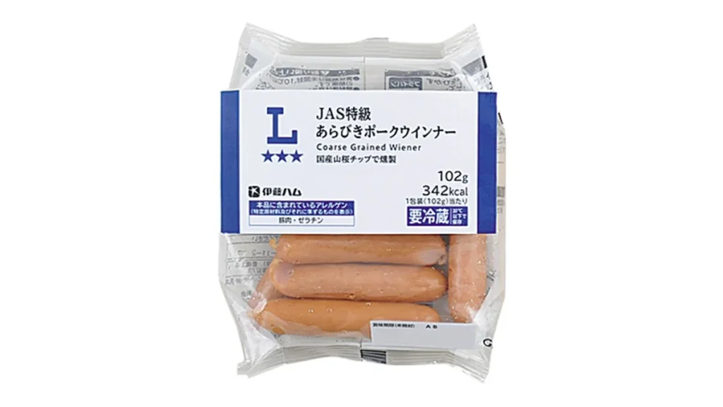 JAS特級あらびきポークウインナー