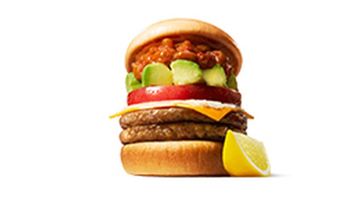 ダブル アボカド タコスバーガー