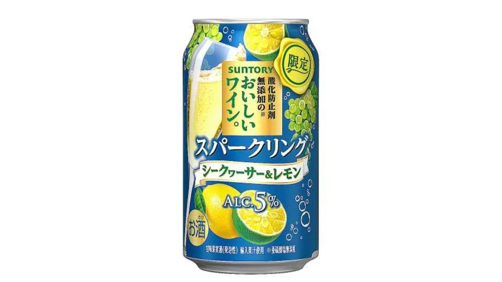 無添加スパークリング　シークヮーサー＆レモン３５０ｍｌ