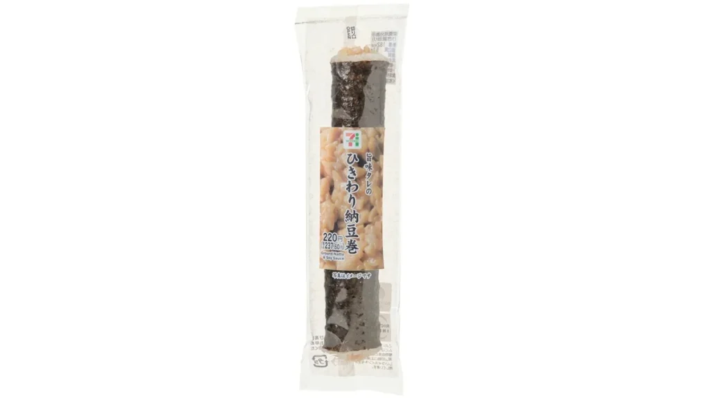 細巻寿司　旨味タレのひきわり納豆巻