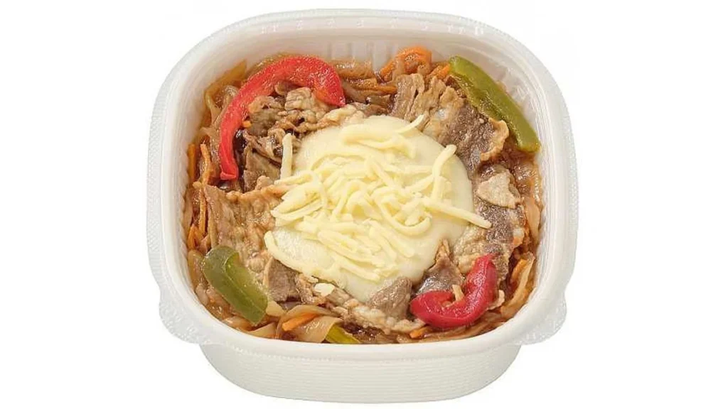 チーズの虜　甘辛ダレのプルコギ丼