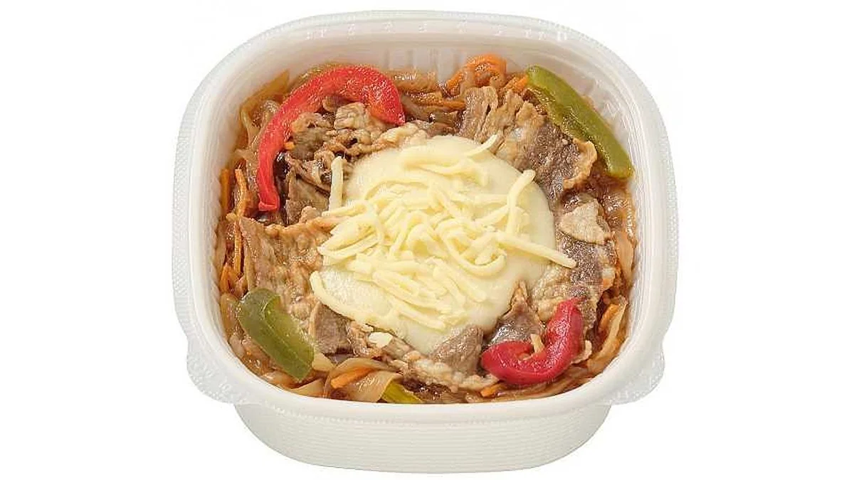 チーズの虜　甘辛ダレのプルコギ丼