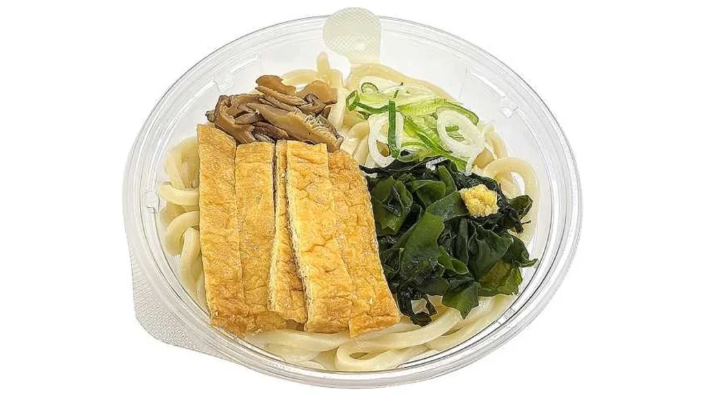 北陸の味出汁の旨み広がる冷かけいなりうどん