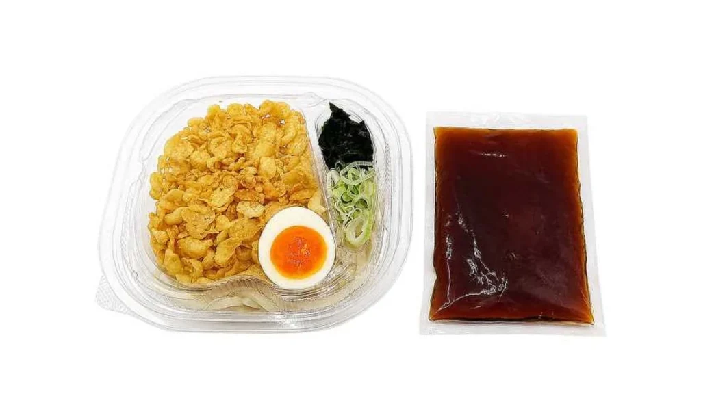 サクッと自家製揚げ玉の冷したぬきうどん