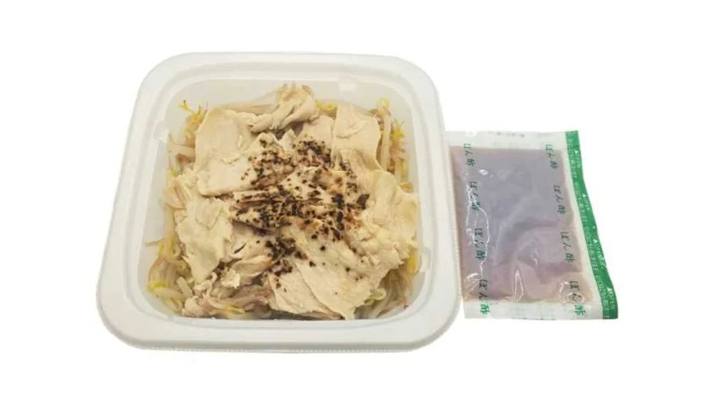 ぽん酢で食べる豚もやし