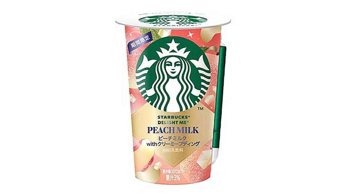 スターバックス ピーチミルク with クリーミープディング