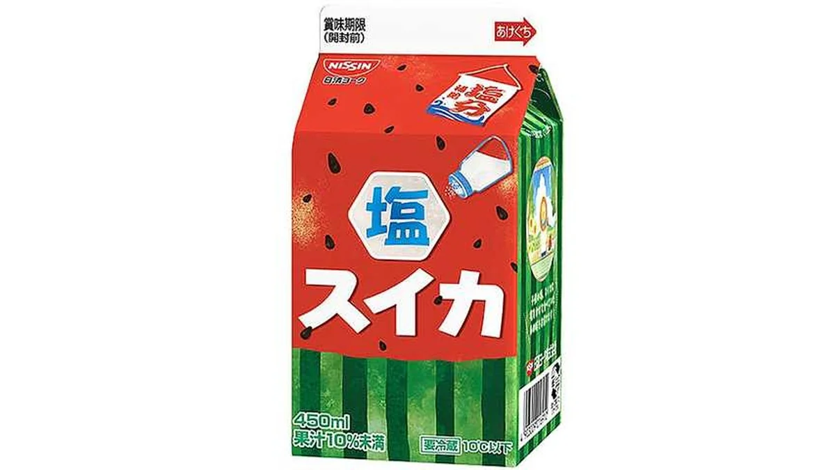 日清ヨーク　塩スイカ　４５０ｍｌ