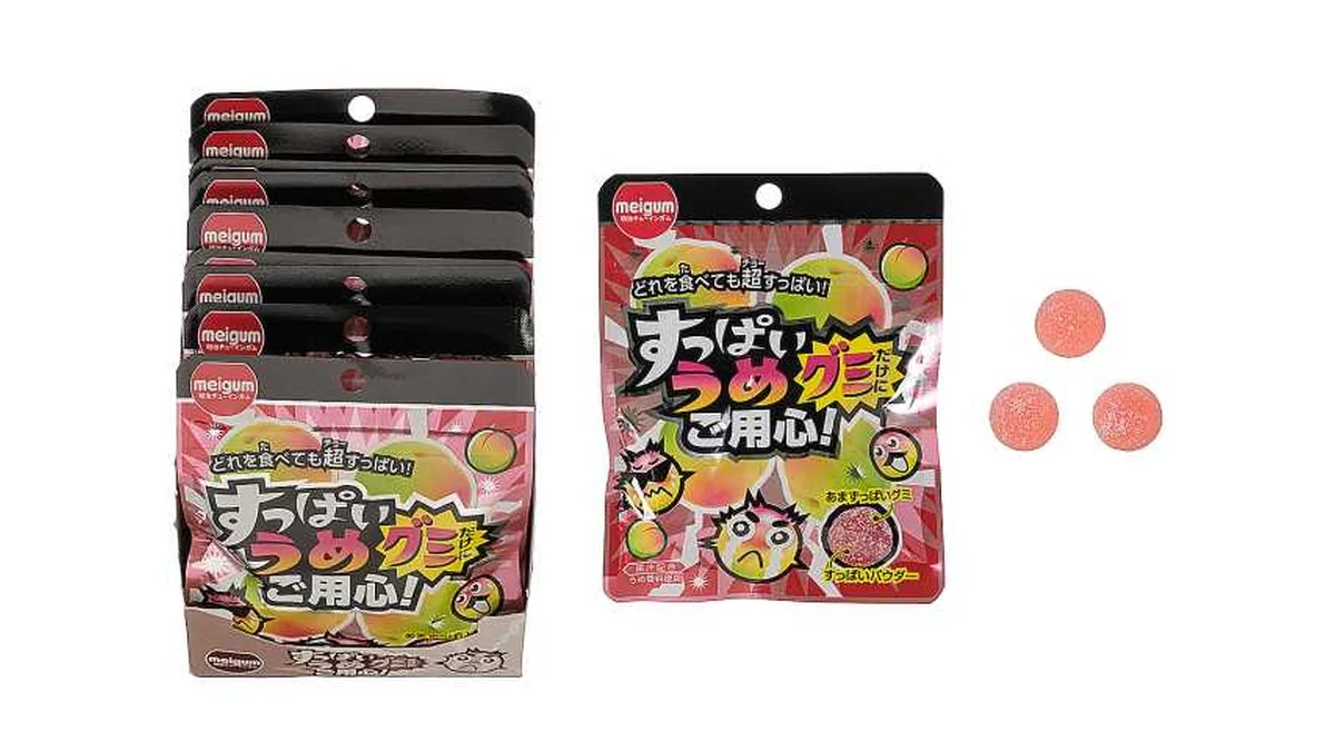 明治チューインガム すっぱいうめグミだけにご用心!