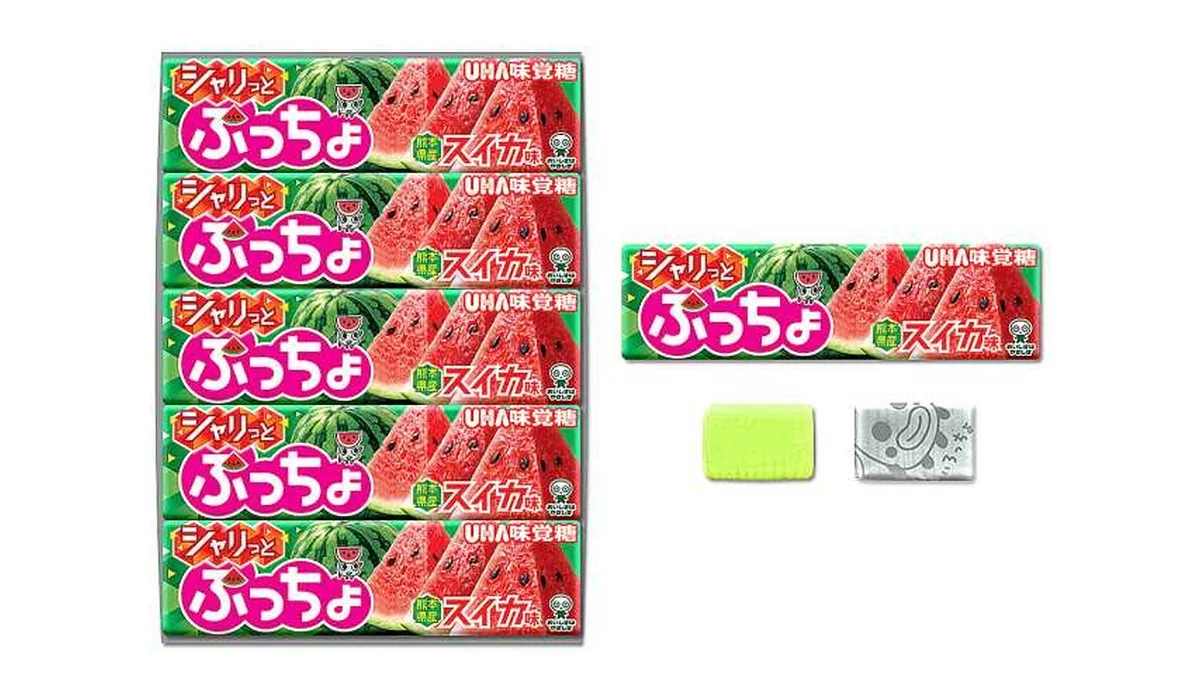 味覚糖　シャリっとぷっちょ　スイカ