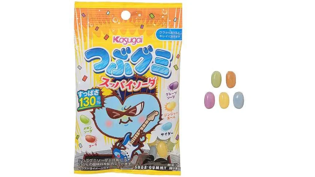 春日井製菓　つぶグミ　スッパイソーダ