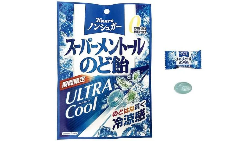カンロ　ノンシュガー　スーパーメントールのど飴ウルトラクール