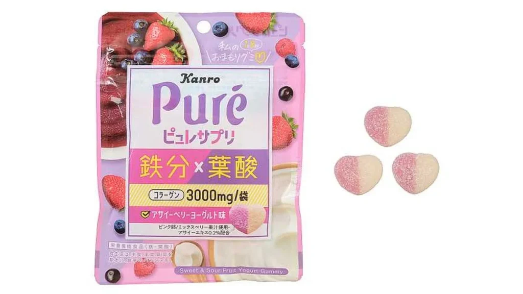カンロ　ピュレサプリ　アサイーベリーヨーグルト