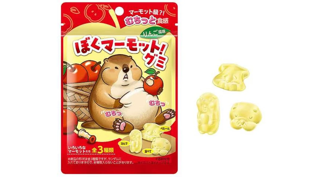 モントワール　ぼくマーモット！グミ　りんご風味